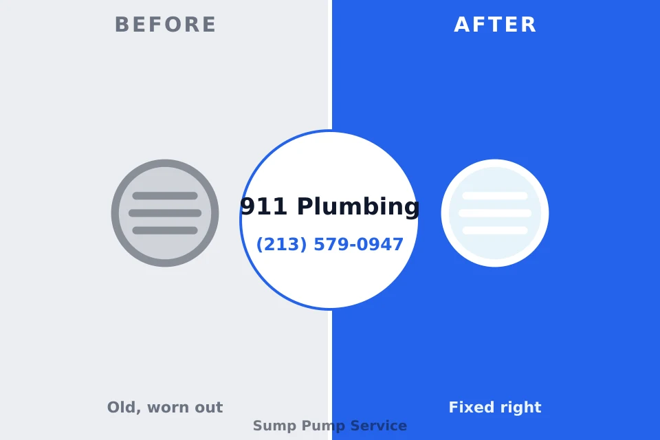 Before and after: plumbing company Linden, MI